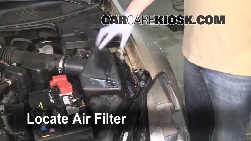 2004 Nissan Maxima SE 3.5L V6 Filtro de aire (motor)